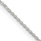 24 Inch Sterling Silver 1.15mm Flat Cable Chain