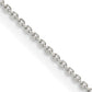 16 Inch Sterling Silver 1mm 8 Sided D/C Cable Chain