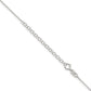 18 Inch Sterling Silver 1mm 8 Sided D/C Cable Chain W/2In Ext.