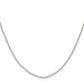 16 Inch Sterling Silver 1.65mm Diamond-Cut Long Link Cable Chain