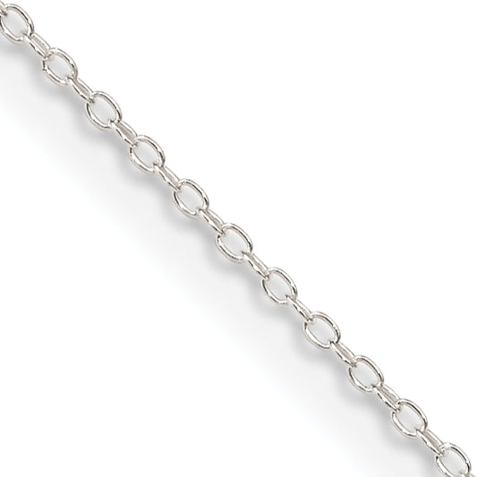 16 Inch Sterling Silver .95mm Forzantina Cable Chain