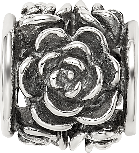 Sterling Silver Reflections Rose Bali Bead