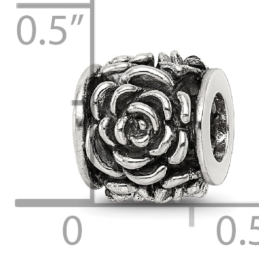 Sterling Silver Reflections Rose Bali Bead