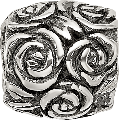 Sterling Silver Reflections Kids Floral Bali Bead