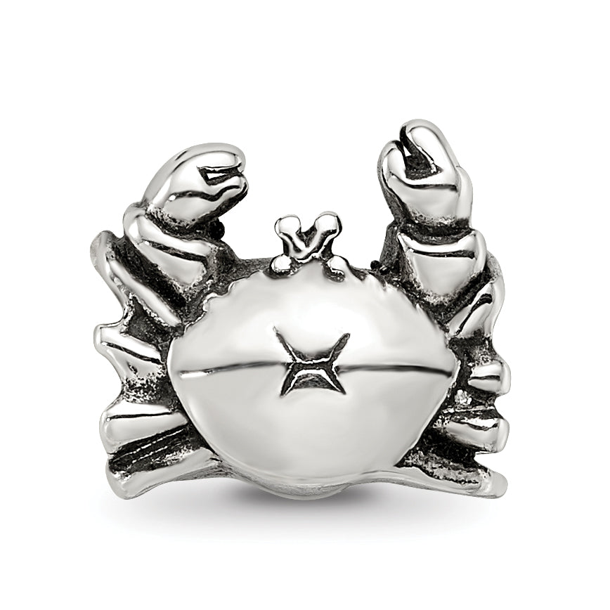 Sterling Silver Reflections Crab Bead