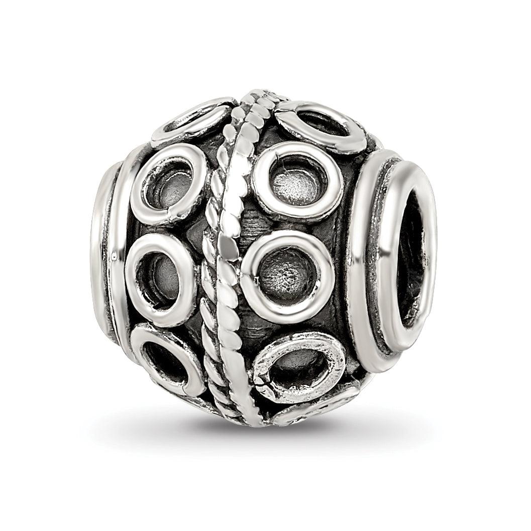 Sterling Silver Reflections Decorative Bali Bead