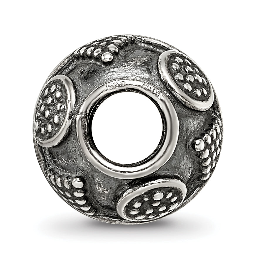 Sterling Silver Reflections Decorative Bali Bead