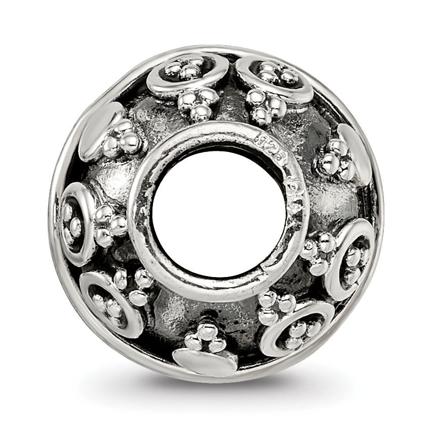 Sterling Silver Reflections Decorative Bali Bead