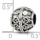 Sterling Silver Reflections Decorative Bali Bead