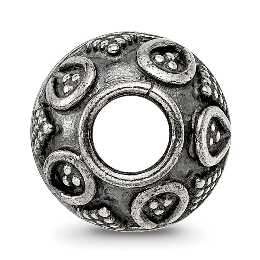 Sterling Silver Reflections Decorative Bali Bead