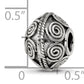 Sterling Silver Reflections Decorative Bali Bead