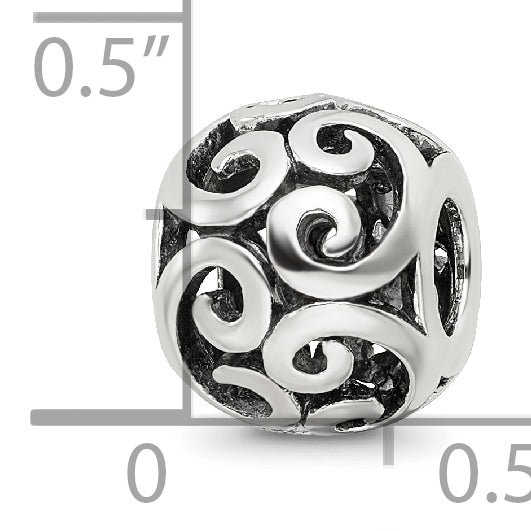 Sterling Silver Reflections Bali Bead