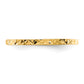 14K Yellow Gold Diamond-Cut Zig-Zag Design Band Childs Ring