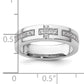 14k White Gold 1/5 Ct. Lab Grown Diamond VS/SI+ G+ Cross Band Ring