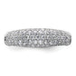 14K White Gold Lab Grown Diamond VS/SI+ G+ Band Ring