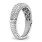 14K White Gold Lab Grown Diamond VS/SI+ G+ Band Ring