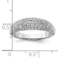 14K White Gold Lab Grown Diamond VS/SI+ G+ Band Ring