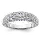 14K White Gold Lab Grown Diamond VS/SI+ G+ Band Ring