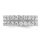 14k White Gold 1 3/4 Ct. Lab Grown Diamond VS/SI+ G+ Complete Fashion Band