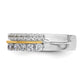 14k Two-tone Two Tone 1 Ct. Lab Grown Diamond VS/SI+ G+ Complete Double Row Fashion Band