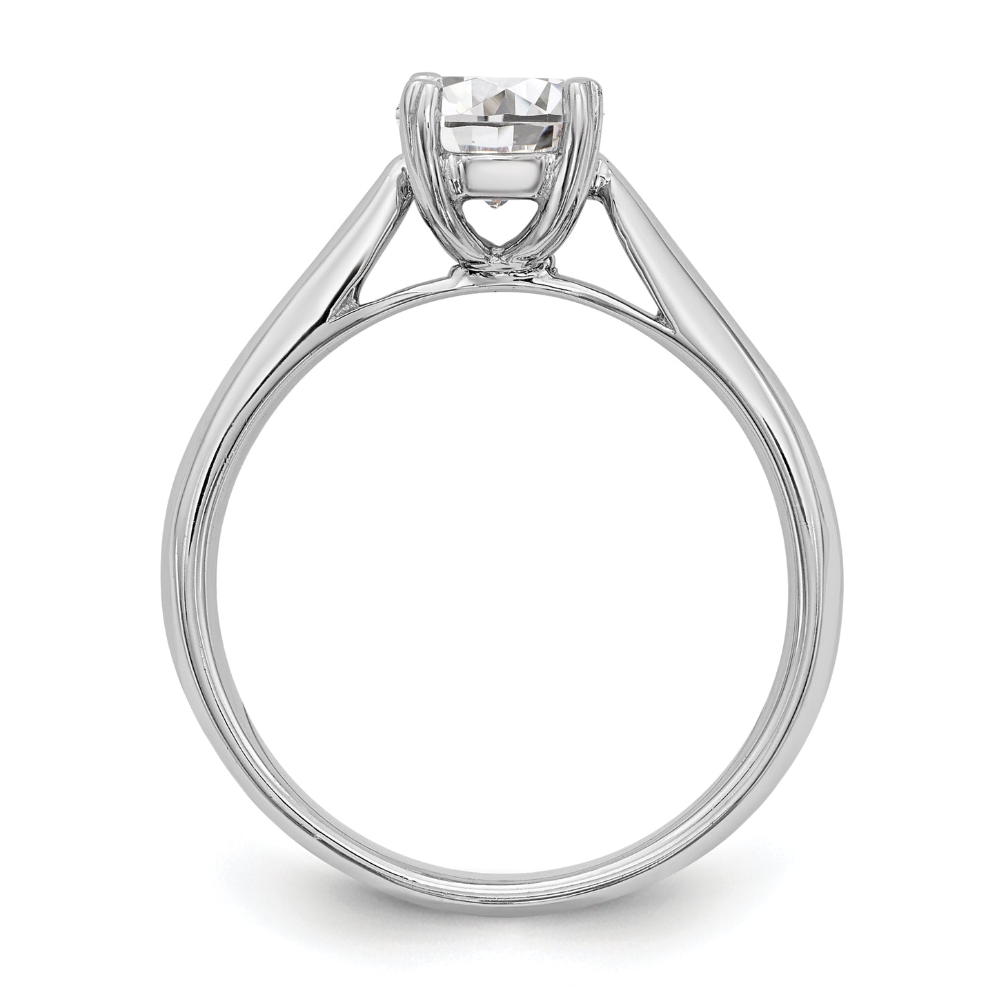 True Origin 14k White Gold 3/4 Ct. Certified Lab Grown Diamond VS/SI+ G+ Round Solitaire Engagement Ring