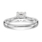 True Origin 14k White Gold 1 Ct. Lab Grown Diamond VS/SI+ G+ Round Solitaire Engagement Ring