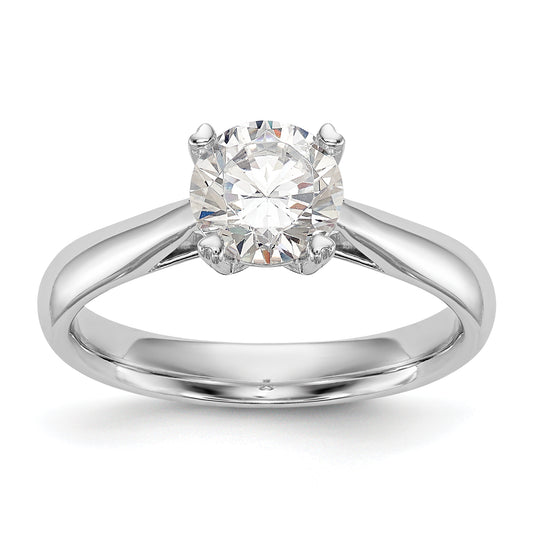 True Origin 14k White Gold 3/4 Ct. Certified Lab Grown Diamond VS/SI+ G+ Round Solitaire Engagement Ring