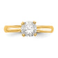 14k Yellow Gold True Origin 3/4 Ct. Certified Lab Grown Diamond VS/SI+ G+ Round Solitaire Engagement Ring