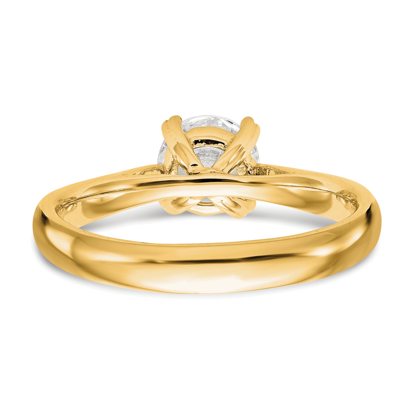 14k Yellow Gold True Origin 3/4 Ct. Certified Lab Grown Diamond VS/SI+ G+ Round Solitaire Engagement Ring