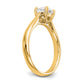 14k Yellow Gold True Origin 3/4 Ct. Certified Lab Grown Diamond VS/SI+ G+ Round Solitaire Engagement Ring