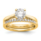 14k Yellow Gold True Origin 3/4 Ct. Certified Lab Grown Diamond VS/SI+ G+ Round Solitaire Engagement Ring