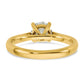 14k Yellow Gold True Origin 1 Ct. Lab Grown Diamond VS/SI+ G+ Round Solitaire Engagement Ring