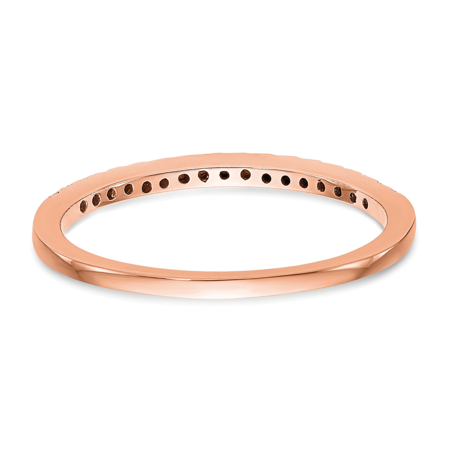 14K Rose Gold Lab Grown Diamond VS/SI+ G+ Wedding Band Ring