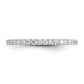 14k White Gold 1/4 Ct. Lab Grown Diamond VS/SI+ G+ Wedding Band Ring