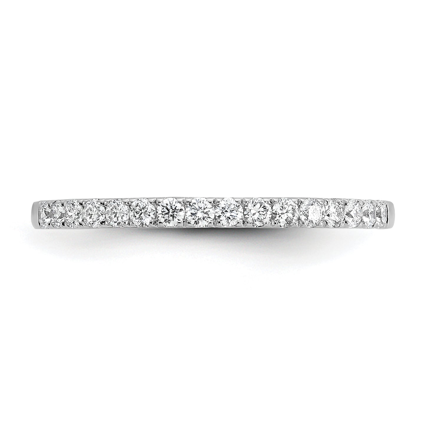 14k White Gold 1/4 Ct. Lab Grown Diamond VS/SI+ G+ Wedding Band Ring