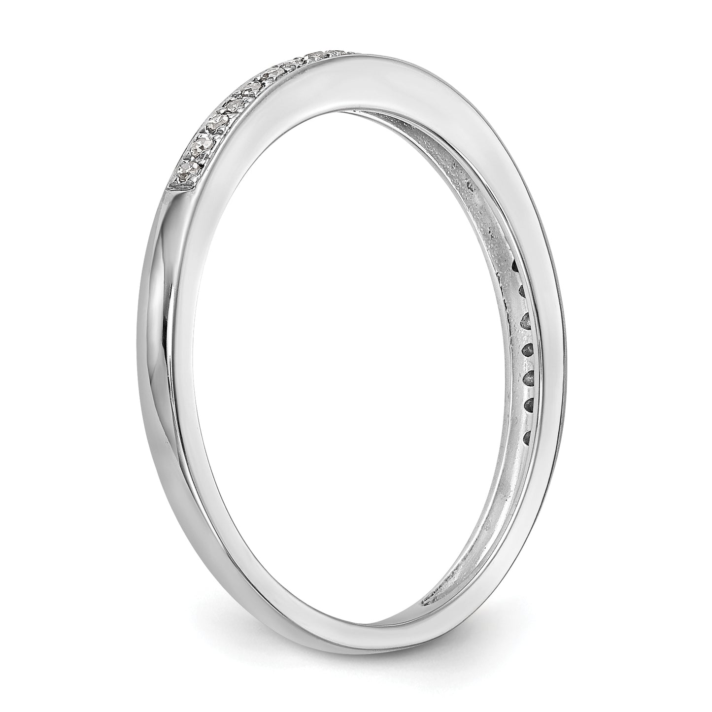 14k White Gold Lab Grown VS/SI+ G+ Diamond Wedding Band Ring