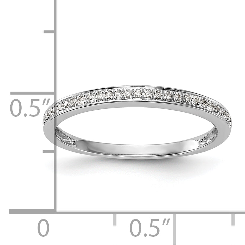 14k White Gold Lab Grown VS/SI+ G+ Diamond Wedding Band Ring