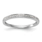 14k White Gold Lab Grown VS/SI+ G+ Diamond Wedding Band Ring