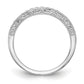 14K White Gold Lab Grown Diamond VS/SI FGH Wedding Band Ring