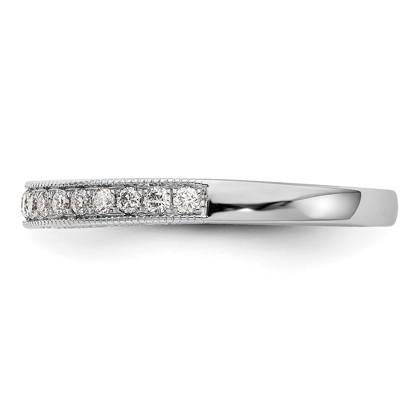 14K White Gold Lab Grown Diamond VS/SI FGH Wedding Band Ring