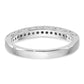 14K White Gold Lab Grown Diamond VS/SI FGH Wedding Band Ring