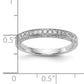 14K White Gold Lab Grown Diamond VS/SI FGH Wedding Band Ring