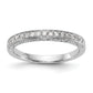 14K White Gold Lab Grown Diamond VS/SI FGH Wedding Band Ring