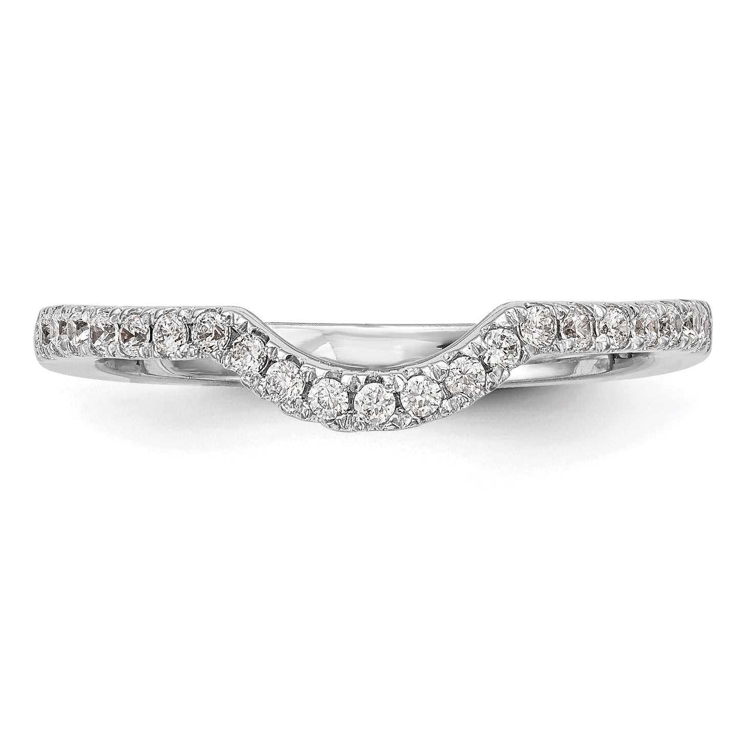 14k White Gold 1/4 Ct. Lab Grown Diamond VS/SI+ G+ Wedding Band Ring