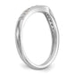 14k White Gold 1/6 Ct. Lab Grown Diamond VS/SI+ G+ Complete Wedding Band