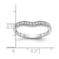 14k White Gold 1/6 Ct. Lab Grown Diamond VS/SI+ G+ Complete Wedding Band