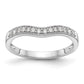 14k White Gold 1/6 Ct. Lab Grown Diamond VS/SI+ G+ Complete Wedding Band