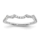 14k White Gold 1/3 Ct. Lab Grown Diamond VS/SI+ G+ Complete Wedding Band