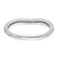 14k White Gold 1/10 Ct. Lab Grown Diamond VS/SI+ G+ Complete Wedding Band