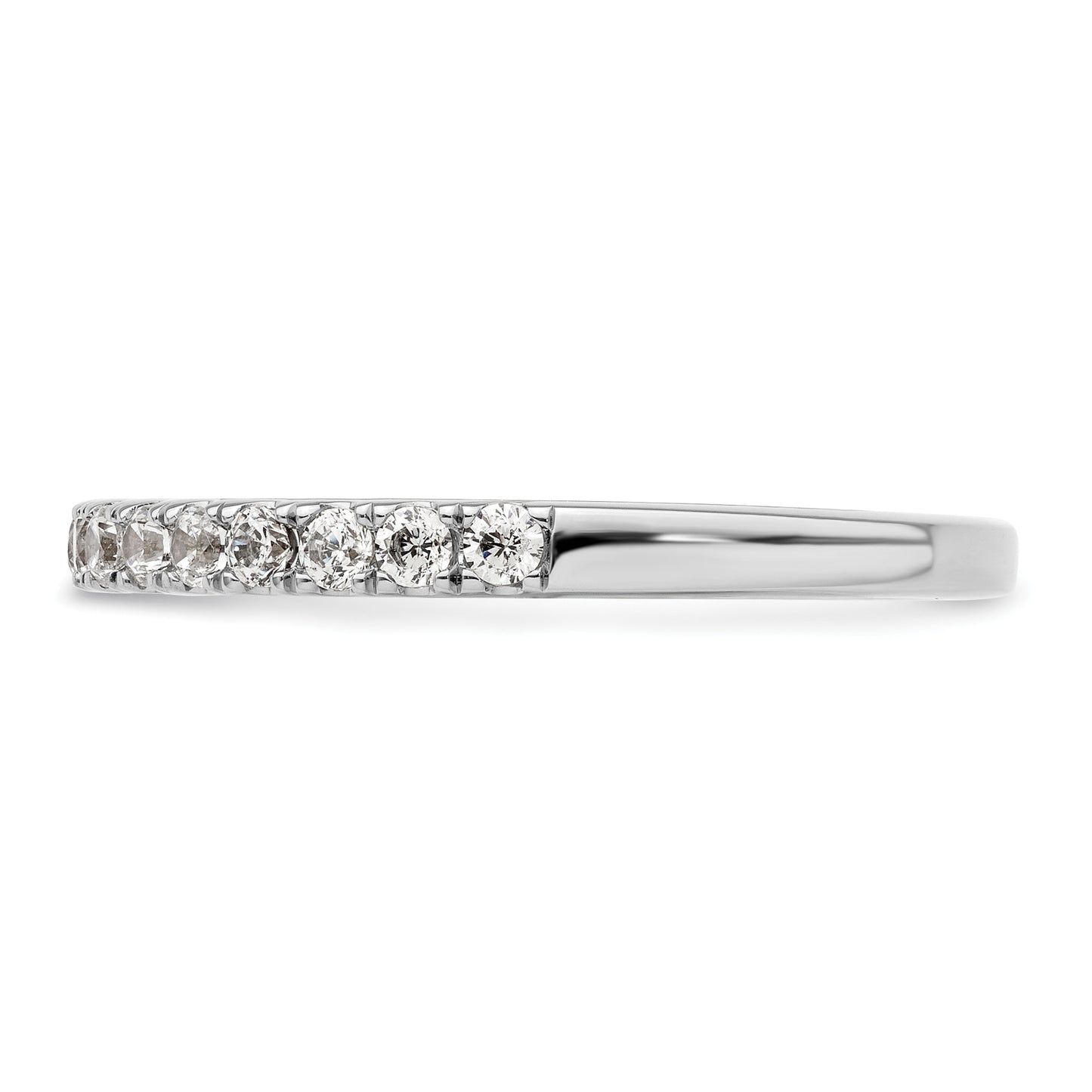 14k White Gold 1/2 Ct. Lab Grown Diamond VS/SI+ G+ Wedding Band Ring